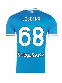 Billige SSC Napoli Stanislav Lobotka #68 Hjemmedrakt 2025-26 Kortermet